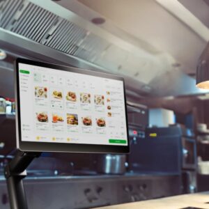 Landi C20 DS Smart Kitchen Display | 15.6" IPS Touchscreen, IP55-Rated, Multiple I/O Ports, NFC Reader, Quad-core 2.0GHz, Android 13, 4 GB RAM + 32 GB - Image 3