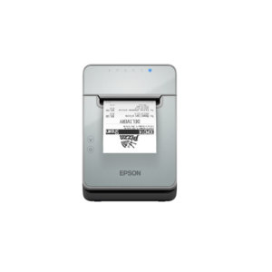 Epson TM-L100 Liner-Free Compatible Thermal Label Printer | USB, Ethernet, Sync and Charge, Linerfree
