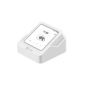 SumUp Solo Contactless Card Reader with Charging Cradle | £0 Monthly Cost, Low Transaction Fee, Pocket-sized Design, Smart User Interface, Unlimited Data - Image 1