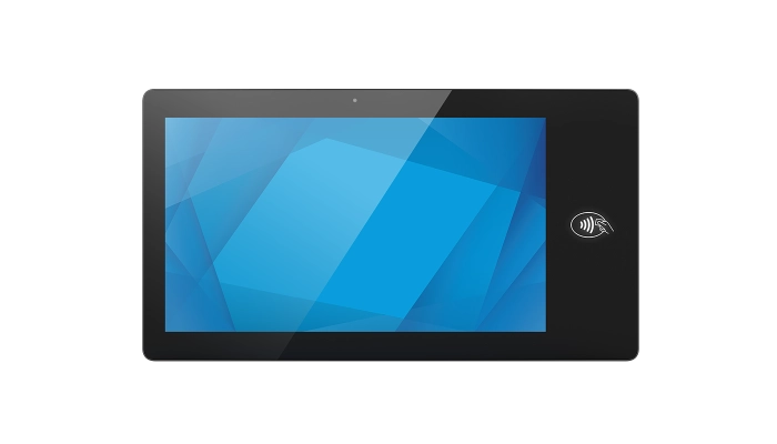 Elo Pay 15 inch self-order kiosk terminal with integrated contactless payment